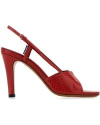 Miu Miu - Leather Sandals - Lyst