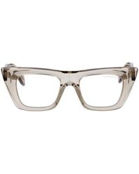 Cutler and Gross - Acetate Sand Crystal Optical - Lyst