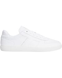 Tommy Hilfiger - Th Tribeca Leather Metallic Logo Trainers - Lyst