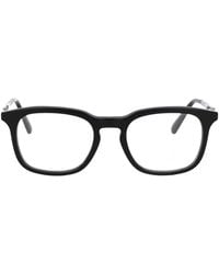 Moncler - Nero Lucido Acetate Glasses - Lyst