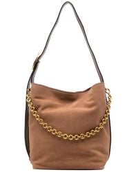 MICHAEL Michael Kors - Lg Bucket Shoulder Bag With Chain - Lyst