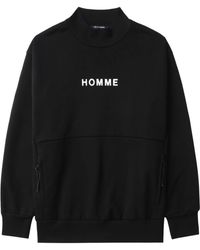 Comme des Garçons - Cotton Jersey Panel Sweater T-Shirt - Lyst