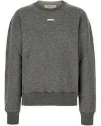 McQueen - Wool Blend Cozy Sweater - Lyst