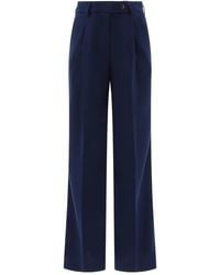 F.it - Tailored Trousers With Pressed Crease - Lyst