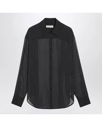 Frankie Shop - Peri Semisheer Striped Shirt - Lyst