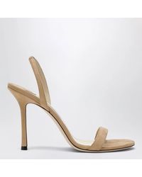 Jimmy Choo - Jenn 100 Suede Sandals - Lyst