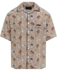 Prada - Viscose And Silk Shirt - Lyst
