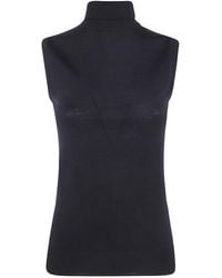 Max Mara - "Spx Eschimo" Turtleneck Sleevesless Sweater - Lyst