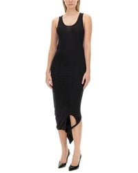 Helmut Lang - Round Neck Maxi Dress - Lyst