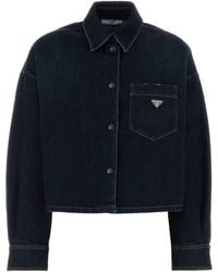 Prada - Denim Shirt - Lyst