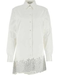 JW Anderson - Cotton Shirt Mini Dress - Lyst