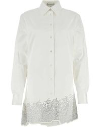 JW Anderson - Cotton Shirt Mini Dress - Lyst
