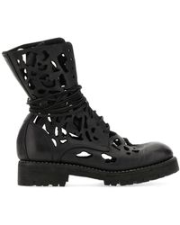 Guidi - Ankle Boot With Cut Out Details - Lyst