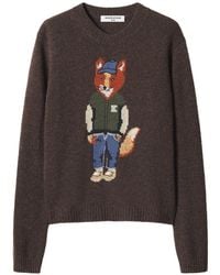 Maison Kitsuné - Dressed Fox Wool Jumper - Lyst