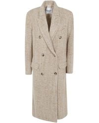 Isabel Marant - Isabel Marant Etoile "Pilda" Long Doublebrested Coat - Lyst
