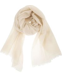 Fabiana Filippi - Wool And Cashmere Scarf With Metallic Details - Lyst