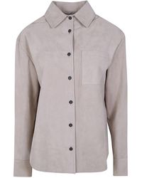 DR. HOPE - Classic Suede Overshirt - Lyst