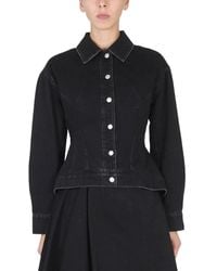 McQueen - Hybrid Denim Jacket - Lyst