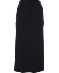 Alexander Wang - Wool Blend Pant-Skirt - Lyst