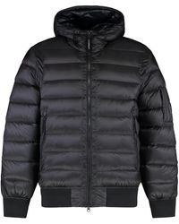 C.P. Company - Hooded Full-Zip Down Jacket - Lyst