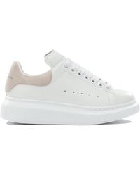 McQueen - Leather Rubber Sneakers - Lyst