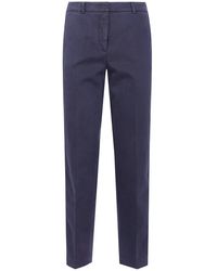Peserico - Strech Gabardine Trousers - Lyst