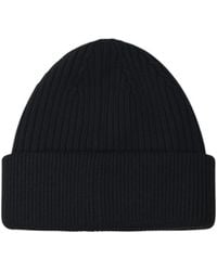 Dolce & Gabbana - Dolce & Gabbana Ribbed Logo Beanie Hat - Lyst