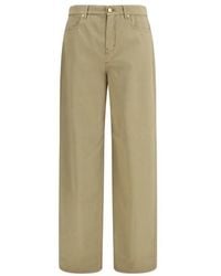 Max Mara - Colonial Cotton Trousers - Lyst