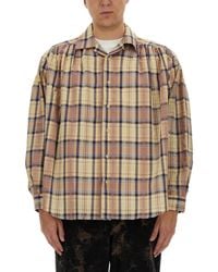 A.I.E. - Seersucker Cotton Shirt - Lyst