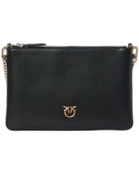 Pinko - Flat Classic Leather Pouch - Lyst