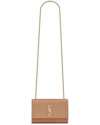 Saint Laurent - Kate Logo Plaque Shoulder Bag - Lyst
