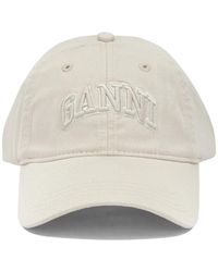 Ganni - Baseball Cap With Logo - Lyst
