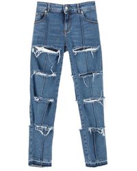 McQueen - Denim Pants - Lyst