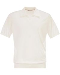 Brunello Cucinelli - Cotton Polo Style Sweater - Lyst