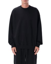 Y-3 - Brushed Terry Loose-Fit Crewneck Sweatshirt - Lyst
