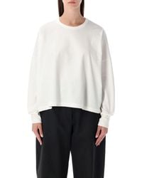 Studio Nicholson - Loop Cotton Jersey Long Sleeve T-Shirt - Lyst