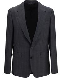Dolce & Gabbana - Dolce & Gabbana Virgin Wool Single-Breasted Blazer - Lyst