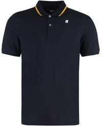 K-Way - Jud Cotton-Piqué Polo Shirt - Lyst