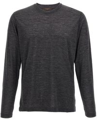 Zanone - Light Wool T-Shirt - Lyst