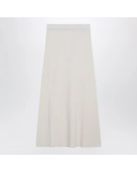 Max Mara - Ivory Skirt - Lyst