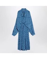Balenciaga - Printed Dress - Lyst