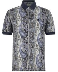 Etro - 'Arnica Paisley' Polo Shirt - Lyst