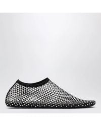 Christopher Esber - Minette Slip-On Mesh Ballet Flats With Crystals - Lyst