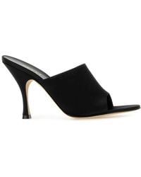 Gucci - Satin Mules - Lyst