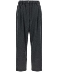Brunello Cucinelli - Wool Pants - Lyst