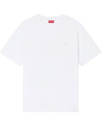 KENZO - 'Boke Flower 2.0' Embroidered Oversized Cotton T-Shirt - Lyst