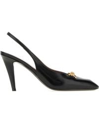 Versace - Leather Pumps - Lyst