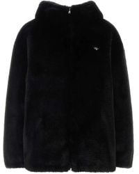 Prada - Eco Fur Reversible Jacket - Lyst