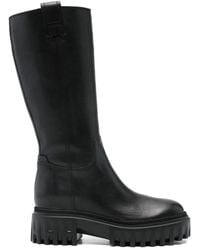 Hogan - H700 Leather Boots - Lyst