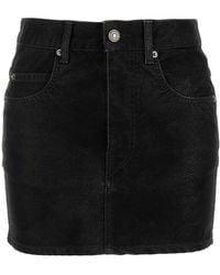 Isabel Marant - Isabel Marant Etoile Synthetic Leather Kimmy Mini Skirt - Lyst